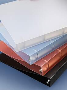 1pc 4-Ring A4 Loose-Leaf Binder,Back To School,School Supplies