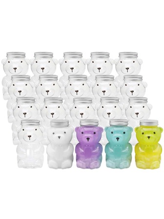 4pcs Plastic Juice Bottles, Clear Beverage Containers, Leak-Proof Water Bottles, Large-Capacity Juice Bottles, Creative Drinkware For Smoothies, Juices, Milk And Diy Drinks, For Outdoor, Camping