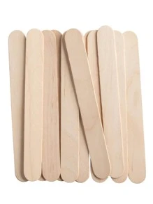 50pcs Disposable Natural Wooden Ice Cream Sticks, Craft Sticks For Ice Cream Bars, Diy Handicrafts