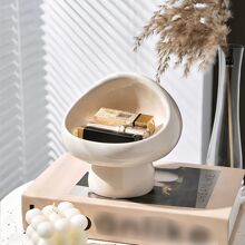 米色蘑菇造型珠寶收納器,情人節禮物 - 白色 - 查看 1
