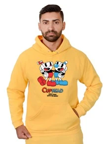 Men Sweatshirts - Màu vàng - Xem 1