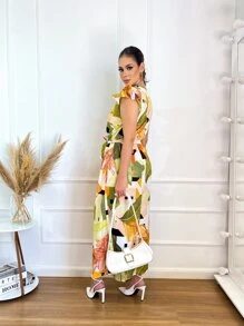 Women Dresses - 杏色 - 查看 4