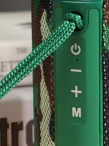 Bocina Portátil Vía Bluetooth - Verde militar - Ver 3