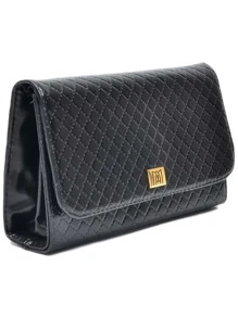 Bolsa Feminina Transversal Balada Festa Corrente Matelassê Com Tampa Pequena