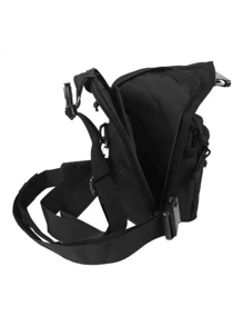 Mochila Tactica Cruzada Pechera Mariconera Mochila De Pecho - Verde militar - Ver 4