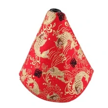 1 Cubierta De Polvo Roja Con Diseño De Carpa Para Cambio De Marcha De Tela De Lona Adecuada Para Todos Los Autos