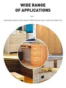 Rfid儲物柜隱形電子鎖藍牙和nfc支持,app解鎖,適用於隱藏式儲物柜,木製箱,抽屜櫃,酒櫃或工具箱 - 黑色 - 查看 5