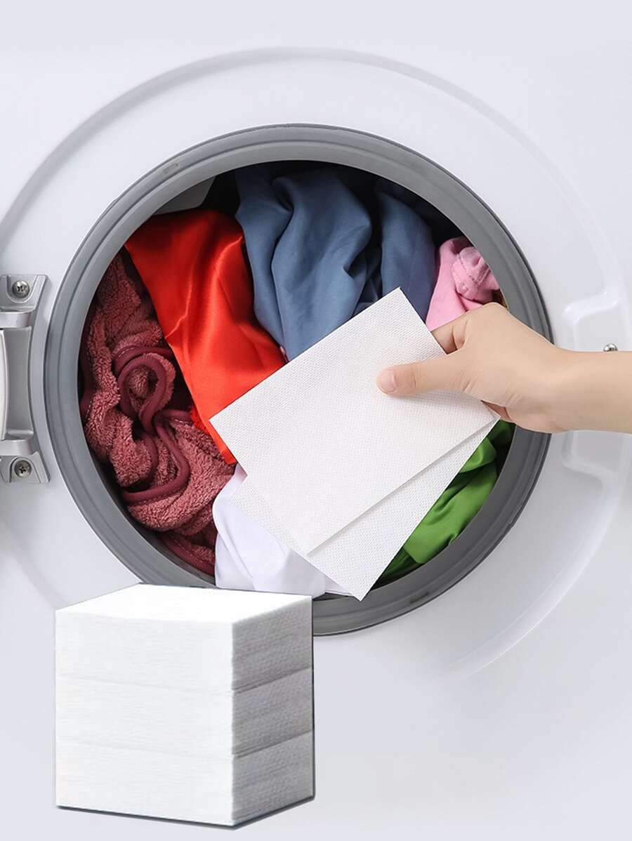 50pcs Clothing Anticolor Run Laundry Sheets, Prevent Clothes Color