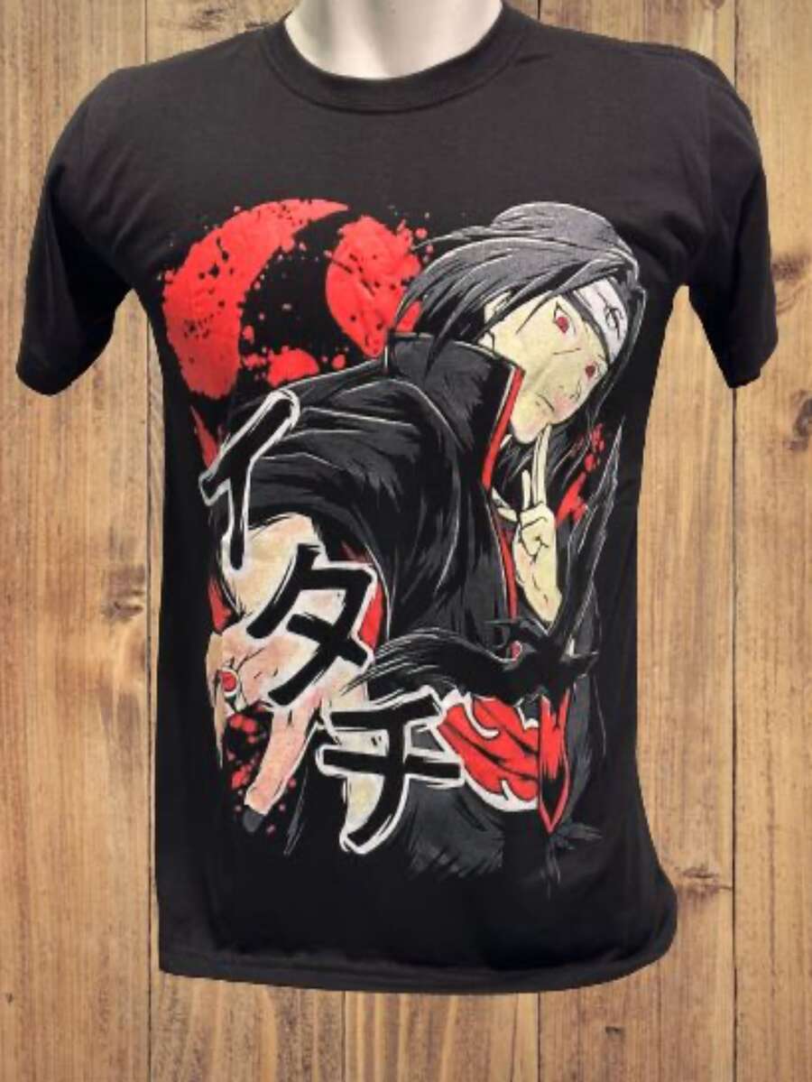 Men T-Shirts - 黑色 - 查看 1