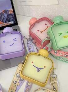 Vaso Cilindro Colgante con Correa Diseño Infantil - verde menta - Ver 3