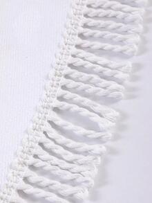 1pc Creative Printed Ultra-fine Fiber Round Beach Towel - Multicolor - View 3