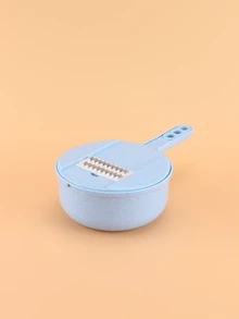 廚房多功能蔬菜切割器馬鈴薯切片器家用刨切花馬鈴薯切片器1套 - 藍色 - 查看 5