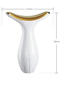 Masajeador Reductor de Papada y Antiarrugas para Cuello y Cara - Blanco - Ver 3