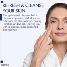 OBAGI MEDICAL NuDerm - 1 Gentle Cleanser 6.7 oz - Delicate Facial Cleansing Formula for Sensitive Skin - Removes Makeup, Oil, and Impurities - Hydrates and Soothes - Non-Irritating, Dermatologist-Recommended - Part of Comprehensive Skin Care System