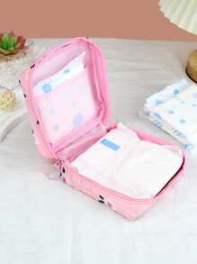 Túi đựng đồ trang điểm du lịch mini, 1 túi đựng mỹ phẩm đa năng, túi xách đựng đồ tắm, ví đựng mỹ phẩm di động, túi đựng cọ có khóa kéo đựng son môi, cọ, đồ chăm sóc da, điện thoại di động, tiền xu, đồ dùng nhỏ, dùng ở nhà, du lịch, nghỉ mát và trường học, phòng, nhà, phòng ngủ, phòng tắm, nhà, phòng màu hồng, trang trí phòng khách, đồ du lịch, túi quà, quà tặng cho mẹ, bố, nam giới, bạn bè, giáo viên, sinh nhật, đám cưới, bàn làm việc, kệ, phụ kiện, hộp quà, quà tặng vui nhộn, lưu trữ, quà tặng cho phụ nữ, quà tặng Giáng sinh, ý tưởng quà tặng cho phụ nữ - Hồng - Xem 2