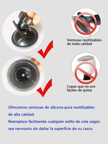 Coleta Trenzas Decorativas Moda Para Casco Del Mujer Y Hombre - Multicolor - Ver 4