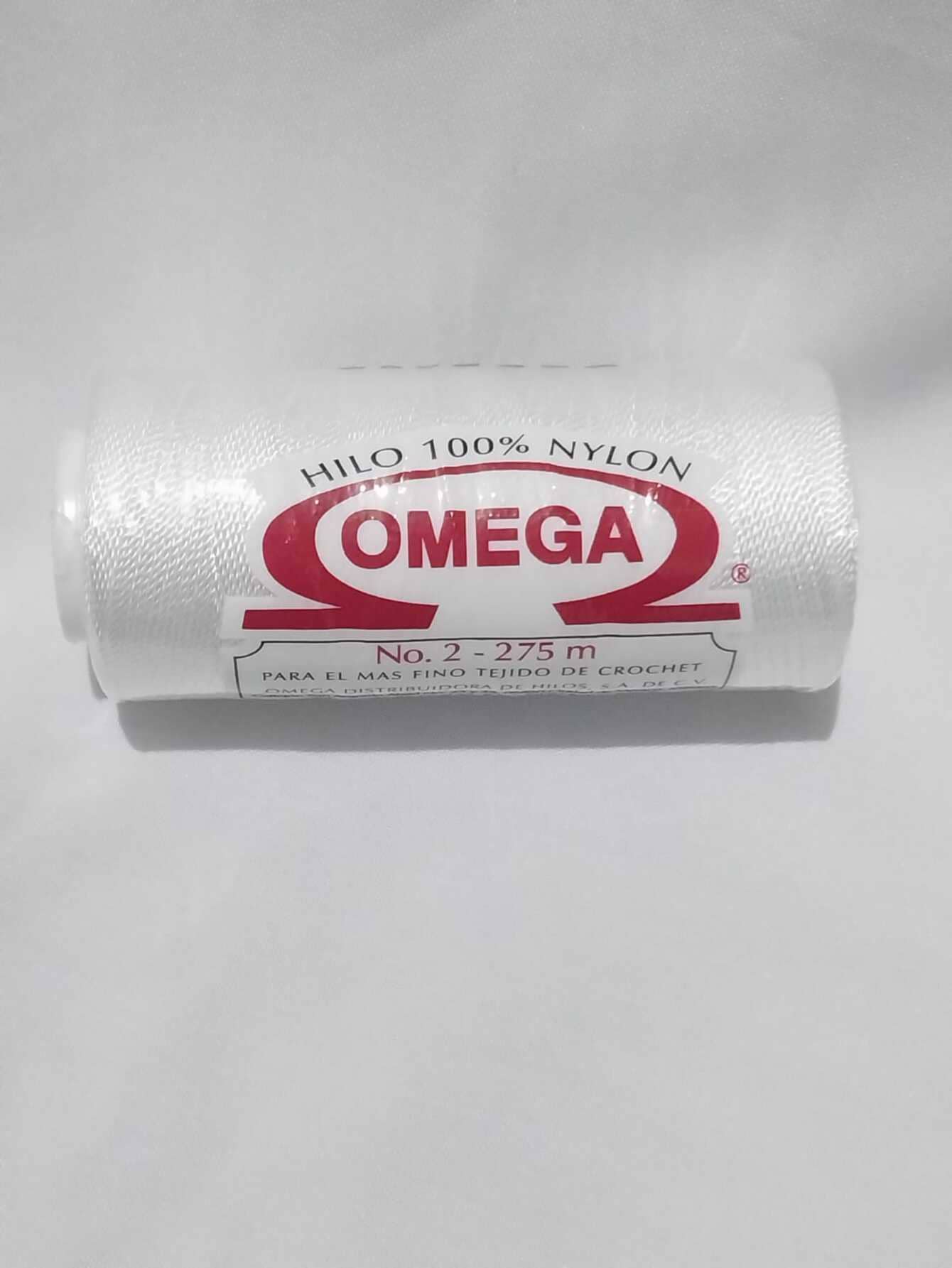 Carrete de hilo de 100% Naylon para tejido No. 2 - Blanco - Ver 1