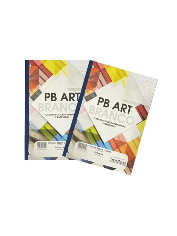 Bloco Refil Caderno para Fichario com 4 furos A4 96 Folhas