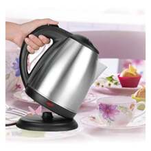 Teapot Coffee Maker Electric Kettle 2 Liter Stainless - Silver - View 5