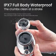 KIPOZI Mini Shave Portable Electric Shaver,Mini Electric Razor Shavers for Men, Rechargeable Shaver Wet and Dry Mens Razor USB Rechargeable Shaver Easy One-Button Use for Home,Car,Travel