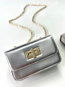 Women Clutches - 銀色 - 查看 4