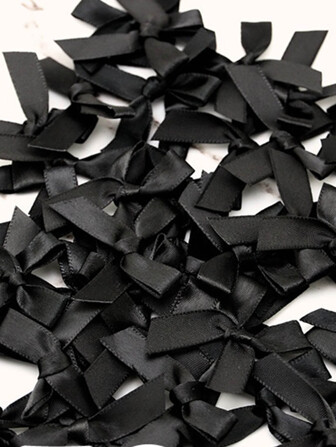 (50 Piezas/Bolsa) Lazos de cinta de 4cm en varios colores para decoración de regalos y hacer horquillas y accesorios para el cabello, de vuelta al colegio, Día de San Valentín