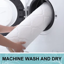 Alfombra De Baño Con Espuma De Memoria, Alfombra Antideslizante Para El Baño, Alfombra Suave Para El Suelo, Antideslizante, Con Fuerte Absorción De Agua Y Lavable A Máquina - Blanco - Ver 6