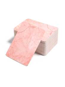 50pcs Marble Pattern Earring Necklace Display Cards, Personalized Jewelry Storage Card For Earrings Necklaces Bracelets