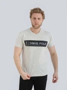 Men T-Shirts - 米色 - 查看 1