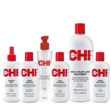CHI SILK INFUSION 2 oz (CHI0302) - Silk Reconstructing Complex - Strengthens, Smooths, and Protects Hair - Thermal Styling Treatment - Adds Shine & Eliminates Frizz, Suitable for All Hair Types - Salon-Quality Results at Home - 3 bottles