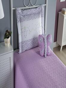 Bedspread - 紫丁香色 - 查看 6