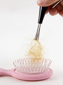 黑色不锈钢梳子清洁器、卷发梳清洁爪、头发清洁工具、梳子脱毛器、家庭沙龙用清洁产品发刷、发刷、梳子、美发工具、理发沙龙用美发产品及配件美容旅行必需品、返校、旅行度假必需品、女士发饰、刷子、发刷、边缘刷、刷头发、发梳、梳头发、顺发刷、球刷、迷你发刷、发刷套装、木梳、发刷、刷子、梳子、光滑后刷、发刷、边缘刷、刷头发、发梳、发刷套装、梳头发、迷你发刷、顺发刷、发刷、头发、配件、美发产品、美发工具、美发用品、护发、卷发刷、理发师、理发配件、美发设备、旅行必需品、旅行必需品、发型、美发 - 黑色 - 查看 4