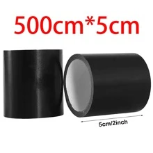 1入黑色摩托車/電動車座墊修補粘合膠帶,防水補綴座墊粘膠帶 - 黑色 - 查看 7