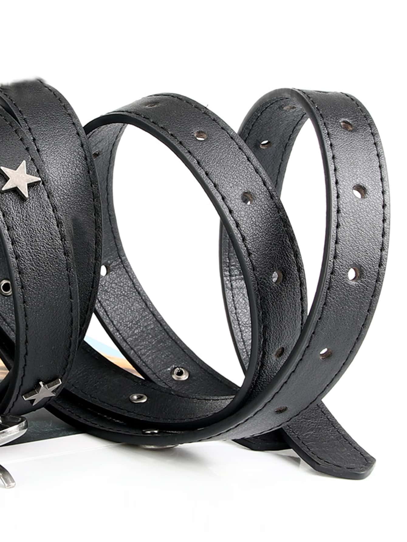 1入組 Y2k風格月亮和星星設計女式時尚腰帶,適用於連衣裙、牛仔褲、日常穿搭