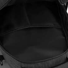 16'' Large Capacity Multi-compartment Pvc Laptop Bag With Zipper, Suitable For Office And Work - Black - View 7