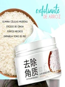 3 Exfoliante de Arroz White Rice  Facial Corporal  Disminuye Poros Blanquea - Blanco - Ver 2