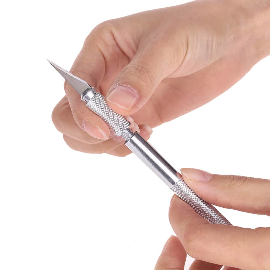 Metal Hand Carving Knife, Phone Screen Protector, Stone, Paper