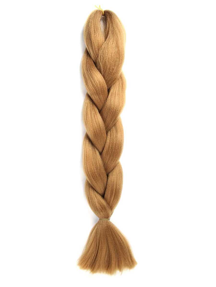 1pc Long Synthetic Hair Braid - Brown - View 1