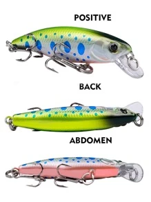 PRO BEROS PROBEROS 1PC Sinking Minnow Fishing Lure Jigging Lure Fish Bait Fishing Gear SwimBait 3D Eyes For Fish