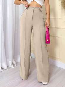 Women Pants - Màu Khaki - Xem 2