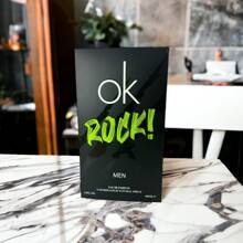 Perfume Fragancia Larga Duracion De Calidad OK ROCK! 100ml Diseño De Lujo Para Hombre Excelente Fijación Cítrico Hermosa Presentación - OK ROCK - Ver 2
