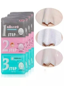 10 Mascarillas para  Remover Puntos Negro Espinillas 3 pasos Olika - Multicolor - Ver 2