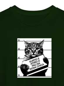 Men T-Shirts - 墨綠色 - 查看 2