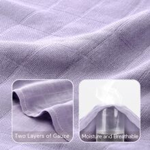 Momcozy Muslin Swaddle Blankets, Ultra Soft Swaddle Wraps For Boys And Girls, 2 Pack Breathable Neutral Receiving Blanket, Ideal Newborn Essentials, Large 47 X 47 Inches