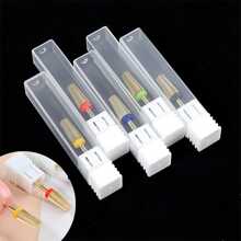 5-In-1 Professional Manicure Polishing Head, Tungsten Steel Grinding Head, Rapid Professional Removal Of Nail Polish, 5 Tooth Density, High - Red - View 3