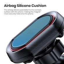 TOPK Magnetic Car Phone Holder [Upgraded] Super Strong Magnetic Dashboard Phone Mount With Nano Suction Cup For Car 360° Rotation (D37-C)