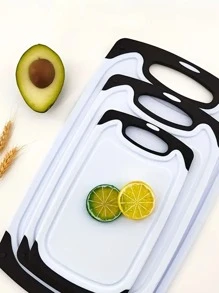 1PC Chopping board,  plastic cutting board, raw and cooked food, non slip cutting board, pp auxiliary food, household use - Multicolor - View 4