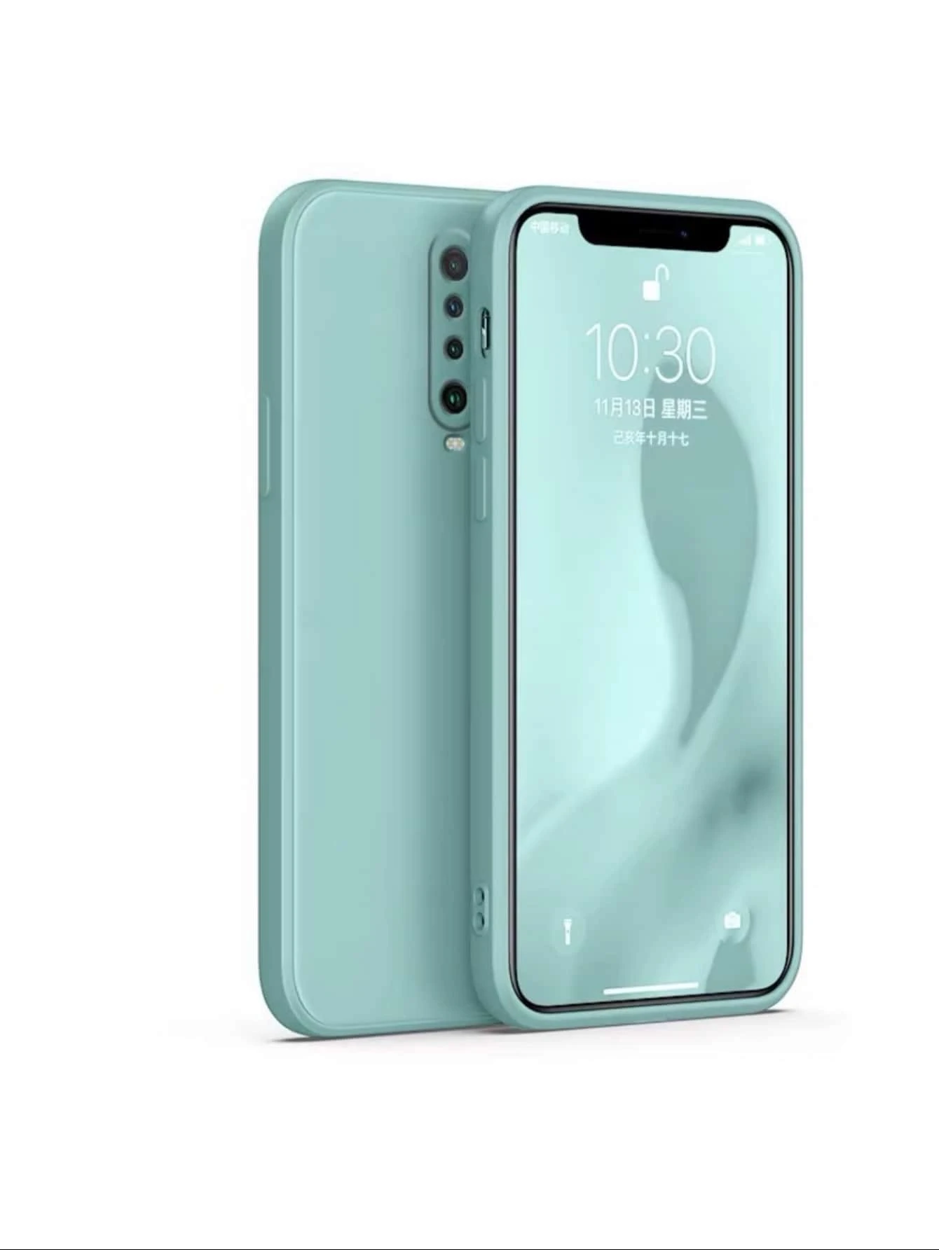 capa de celular silicone para S23 , S23 PLUS, S23 ULTRA - Azul cadete - Visão 1