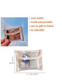 2 chiếc ví đựng tiền xu trong suốt Túi đựng đồ trang điểm Túi chống nước Hộp đựng kính Hộp đựng đồ sắp xếp Hộp đựng kính Hộp bảo vệ Túi đựng kính Túi đựng kính râm khi đi du lịch, kỳ nghỉ, du ngoạn, kỳ nghỉ hè Túi du lịch Đồ dùng du lịch thiết yếu cho ký túc xá đại học, trường học tại nhà, bộ dụng cụ du lịch - Trong sáng - Xem 2