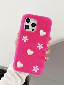 Ốp lưng điện thoại Ốp lưng điện thoại Plush - Màu Hồng Tươi - Xem 1